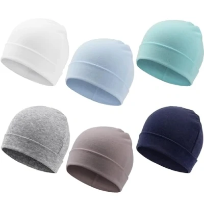 Abbildung von DRESHOW Neugeborenes Baby Mütze Hut Beanie Bekleidung Unisex Infant Kindergarten Jungen Mädchen 0 3 Monate