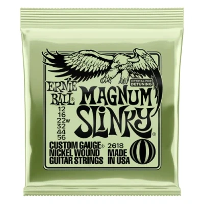 Abbildung von Ernie Ball Magnum Slinky Nickel Wound Electric Guitar Strings 12 56 Gauge, P02618