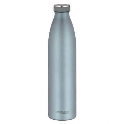 Abbildung von THERMOcafé by THERMOS TC BOTTLE ice blue mat 1,00l, Edelstahl Isolierflasche kohlensäurefest, 12h heiß 24h kalt, Auslaufsicher, für Schule, Unterwegs &amp; Büro