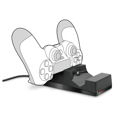 Abbildung von Speedlink JAZZ USB Charger Ladestation für Original DUALSHOCK Controller der PlayStation 4, schwarz