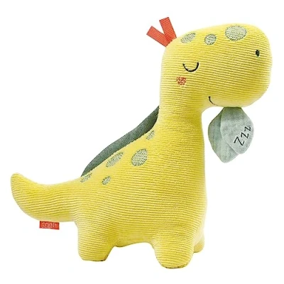 Abbildung von Fehn Nachtlicht Dino Kuscheltier mit &quot;Glow in the dark&quot; Bestickung Multifunktionale Baby Einschlafhilfe als Nachttischlampe, Stilllicht, Nachtlampe &amp; Bettlampe Für Babys Kinder ab 0+ Monaten