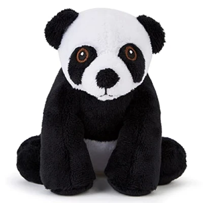 Abbildung von Zappi Co 100% recycelte Plüsch Plüschtiere Weiche und kuschelige Stofftiere, perfekte Begleiter für Kinder Neugeborene (13 15cm) (Panda)