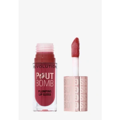 Abbildung von Makeup Revolution POUT BOMB Plumping Gloss Lipgloss, Größe: 4.6 ml, Rosewood rose pink