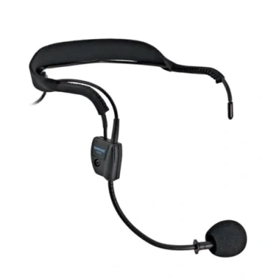 Abbildung von Shure WH20 Dynamisches Headset Mikrofon (Wired) robuste, leichte, sichere Passform für aktive Mikrofonbenutzer, Ausbilder/Musiker, XLR Anschluss (WH20XLR)