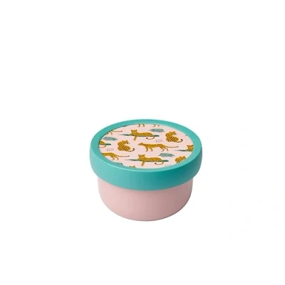 Abbildung von Mepal Obstbox Campus Snackbox für Kinder Spülmaschinen und mikrowellenfest BPA frei 300 ml Leopard