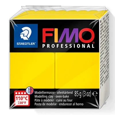 Abbildung von STAEDTLER 8004 100 Fimo Professional Normalblock, 85 g, gelb