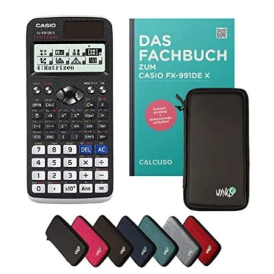 Abbildung von CALCUSO Standardpaket Schwarz mit Taschenrechner Casio FX 991DE X