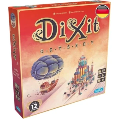 Abbildung von Libellud, Dixit Odyssey (Auflage 2024), Grundspiel, Familienspiel, Kartenspiel, 3 12 Spieler, Ab 8+ Jahren, 30 Minuten, Deutsch