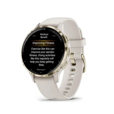 Abbildung von Garmin Venu 3 GPS Fitness Smartwatch mit Bluetooth Telefonie und Sprachassistenz, Ultrascharfes 1,4 / 1,2 Zoll AMOLED Touchdisplay, Fitnessfunktionen, Music, Pay Rollstuhlmodus