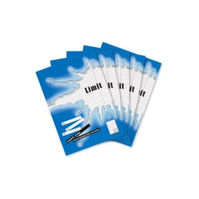 Abbildung von Limit Schulheft A4, 16 Blatt, Lineatur 27, liniert mit Rand, 5 Stück