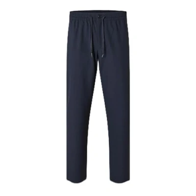 Abbildung von Selected Homme Slhstraight Robert String Pants FLEX Stoffhose, Herren, Größe: Small, Dark sapphire