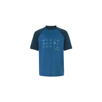 Abbildung von Vaude Solaro Tshirt print für Kinder, Größe: 92, Ultramarine