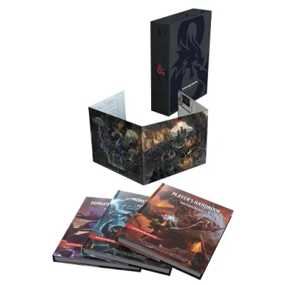 Abbildung von Dungeons &amp; Dragons Core Rulebook Geschenk Set, 12 Jahre+ (Deutsche Version), Schwarz