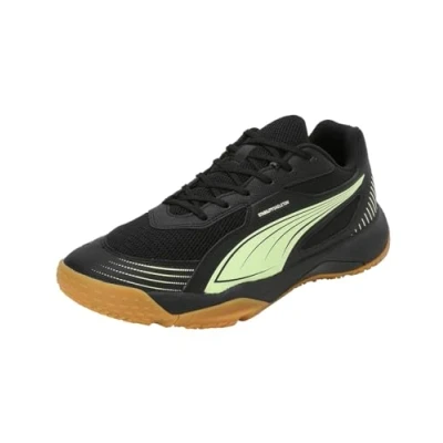 Abbildung von Puma Solarflash III Handballschuh, Herren, Größe: 43, Black/fizzy apple Textil/synthetik