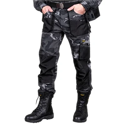 Abbildung von REIS Men&#039;s FORECO T_Mob Work Utility Pants, Tarnfarbe Schwarz, 52