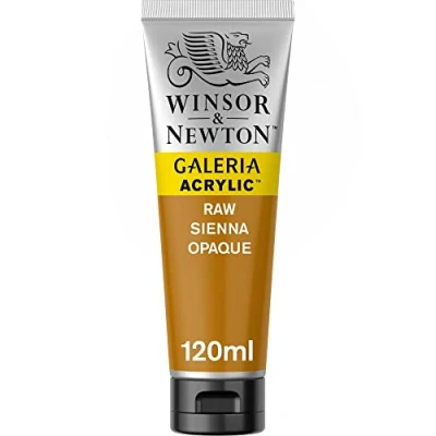 Abbildung von Winsor &amp; Newton 2131553 Galeria Acrylfarbe, hohe Pigmentierung, lichtecht, buttrige Konsistenz, 120 ml Tube, siena natur opak