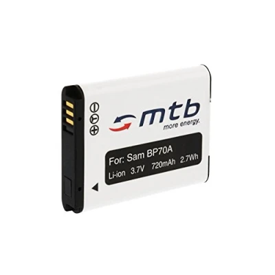 Abbildung von Ersatz Akku EA BP70A für Samsung PL20, PL21, PL80, PL81, PL90, PL91, PL100... (Siehe Liste)