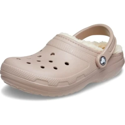Abbildung von Crocs Unisex Classic Lined Clogs, Mushroom/Bone, 41/42 EU