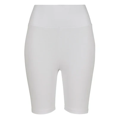 Abbildung von Urban Classics Ladies HIGH Waist Cycle Shorts Shorts, Damen, Größe: 27, White