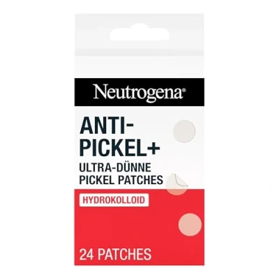 Abbildung von Neutrogena Anti Pickel+ Ultra Dünne Pickel Patches 24stk. Hydrokolloid Technologie,bekämpft Unreinheiten, reduziert Pickelgröße, schützt vor Pickelmalen