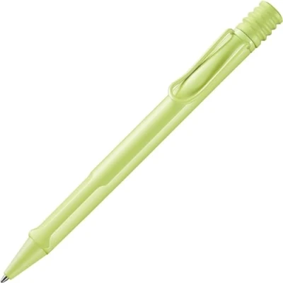 Abbildung von Lamy safari springgreen Kugelschreiber zeitlos klassicher Kuli mit ergonomischem Griff &amp; robustem ASA Kunststoff inkl. Großraummine M 16 in Strichbreite schwarz