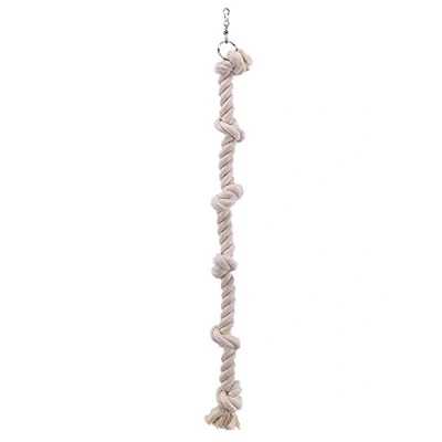 Abbildung von Nobby Cagetoy Kletterseil Baumwolle 100 cm Ø 25 mm 6 Knoten, Hund