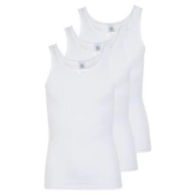 Abbildung von Sanetta 3 PACK Unterhemd/shirt für Kinder, Größe: 128, White