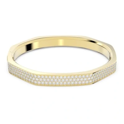Abbildung von Swarovski Dextera Octagon PAVÉ Armband, Damen, Größe: Medium, Gold tone
