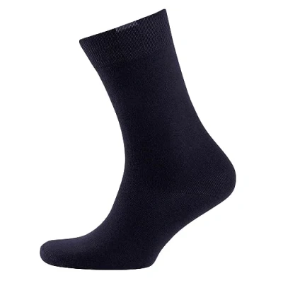Abbildung von Nur Der 3er Pack Passt Perfekt Socken aus atmungsaktiver Baumwolle einfarbig mit Komfortbund ohne drückende Naht Herren, maritim, 39 42