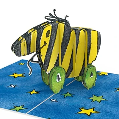 Abbildung von papercrush® x Janosch Pop Up Karte Tigerente 3D Geburtstagskarte für Kinder (Mädchen &amp; Jungen) und Erwachsene, Glückwunsch zum Geburtstag oder zur Geburt, Geschenk Kindergeburtstag