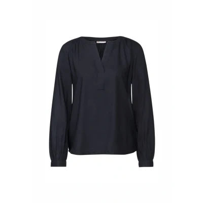 Abbildung von Street One IN Unifarbe Bluse, Damen, Größe: 44, Blau