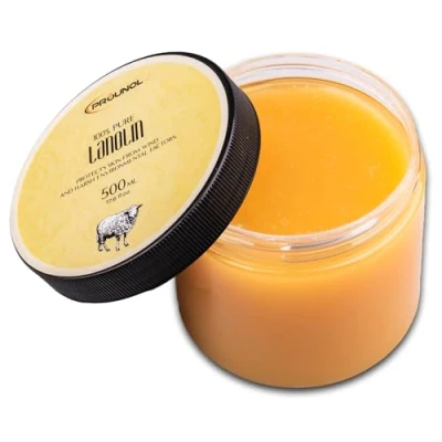 Abbildung von PROUNOL Lanolin Wollfett Anhydrat 500ml Wasserfrei Zugabe für Kosmetik Pflege Trockener Haut
