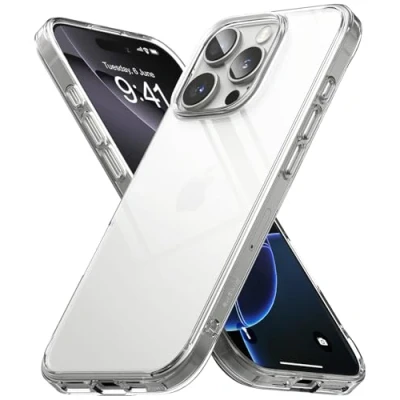 Abbildung von Ringke Fusion Case Kompatibel mit iPhone 16 Pro Max Hülle, Robuste Stoßfeste Bumper Hülle Fester Griff rutschfest Kratzfest Fortschrittlicher Schutz Handyhülle Clear