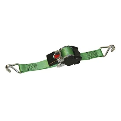 Abbildung von Kerbl Automatik Zurrgurt 50mm / 1,8m Zurrkraft 750/1500kg, Spitzhak, grün
