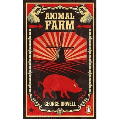 Abbildung von Animal Farm: The dystopian classic reimagined with cover art by Shepard Fairey (Penguin Essentials, 94)