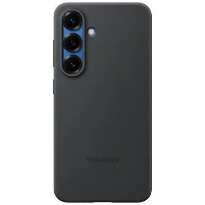 Abbildung von Samsung Silikon Back Cover Schwarz Galaxy S25