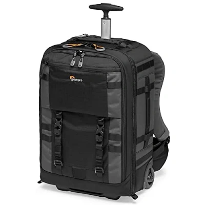 Abbildung von Lowepro Pro Trekker RLX 450 AW II,Camera Convertible Backpack Roller,Camera with Recycled Fabric,Fits 15Laptop or Tablet,Heavy Duty Wheels,Mirrorless DSLR Camera Case,Black Dark Grey