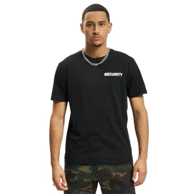 Abbildung von Brandit Security Tshirt print, Herren, Größe: 5XL, Black