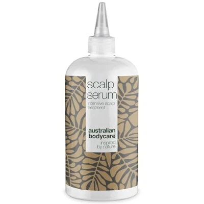 Abbildung von Kopfhautpflege Serum mit Teebaumöl 500 ml by Australian Bodycare Leave In bei trockener, juckender Kopfhaut, Kopfhaut bri Schuppenflechte, Ekzeme, Neurodermitis, Psoriasis