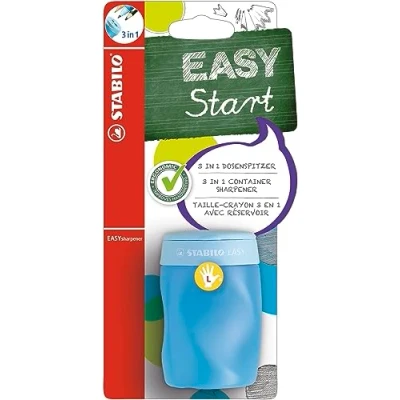 Abbildung von STABILO Ergonomischer Dosen Spitzer für Linkshänder EASYsharpener 3 in 1 blau