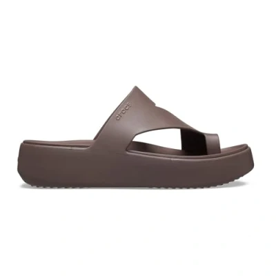 Abbildung von Crocs Herren Getaway Platform Toe Loop Sandalen, Truffle, 34/35 EU