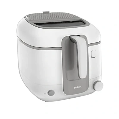 Abbildung von Tefal Fritteuse Super Uno Access FR3100 Kapazität 2,2 L Spülmaschinengeeignete Teile Geruchsfilter Herausnehmbarer Behälter Weiß/Grau