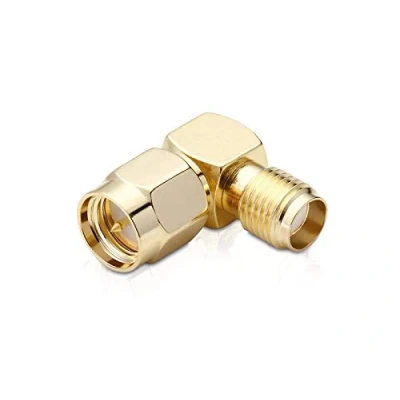 Abbildung von adaptare 61310 Winkel Adapter 90 SMA Stecker auf Buchse