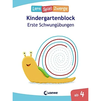 Abbildung von Die neuen LernSpielZwerge Erste Schwungübungen: Kindergartenblock ab 4 Jahre Lernspiele und Übungen für Kindergarten Vorschule