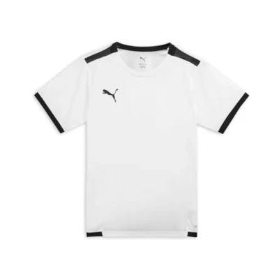 Abbildung von puma Unisex Kinder Teamliga Jersey Jr Shirt, White Black, 176 EU