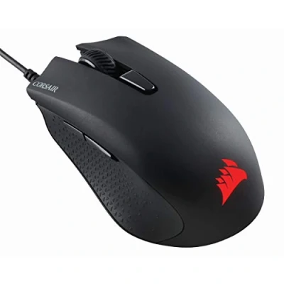 Abbildung von CORSAIR HARPOON PRO RGB Wired Lightweight FPS/MOBA Gaming Mouse 12.000 DPI 6 Programmierbare Tasten iCUE Kompatibel PC, Mac, PS5, PS4, Xbox Schwarz