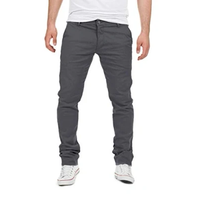 Abbildung von Yazubi Dustin Chino Hosen Für Herren Jeans Slim Fit Business Chinohosen Mit Stretch, Grau (Magnet 4R193901), W30/L30