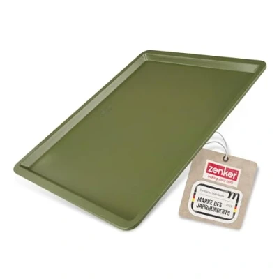 Abbildung von Zenker Backblech 42 cm x 32 1,5 Ressourcenschonendes und klimaneutrales Ofenblech für den Backofen Backofenblech mit veganer Antihaftbeschichtung