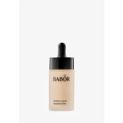 Abbildung von BABOR MAKE UP Hydra Liquid Foundation, flüssige Foundation mit mittlerer Deckkraft, für trockene Haut, enthält feuchtigkeitsspendendes Serum, 30 ml