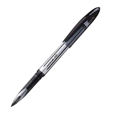 Abbildung von uni ball 190470000 UB 188 Micro Air Kugelschreiber, schwarze Super Tinte, fälschungssicher, Füllfederspitze, 12 Stück